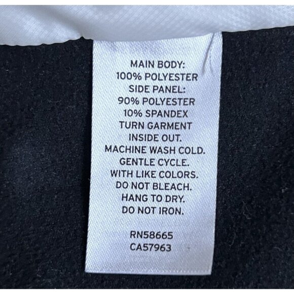 Zella Silver Metallic Puffer Vest With Hood Girl Size L 10/12 - Picture 5 of 6